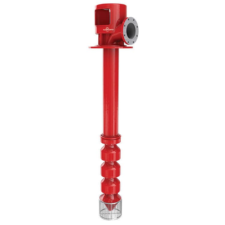 Pompe à incendie à turbine verticale